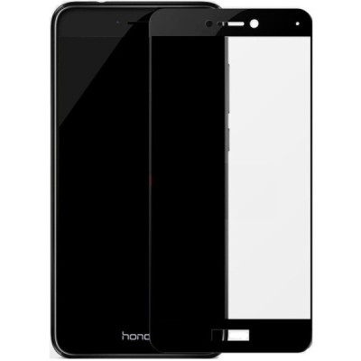 Huawei P9 Lite 2017 (Huawei P8 Lite 2017) „Mocolo“ 9H Tempered Glass усиленная защита, черное защитное стекло с полным покрытием