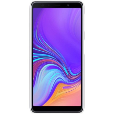 Samsung Galaxy A7 2018 Nillkin Frosted Shield белый пластиковый чехол | Vacins.lv