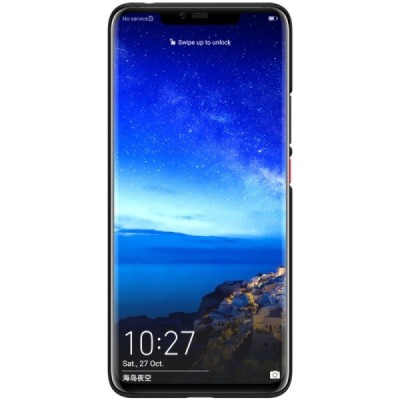 Huawei Mate 20 Pro Nillkin Frosted Shield черный пластиковый чехол | Vacins.lv