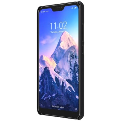 Xiaomi Redmi 6 Pro (Mi A2 Lite) Nillkin Frosted Shield черный пластиковый чехол | Vacins.lv