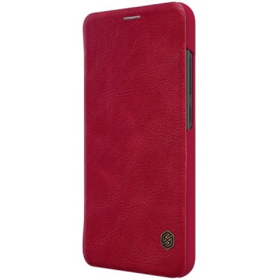 Greznais „Nillkin“ Qin sērijas ādas atvērams sarkans Xiaomi Redmi 6 Pro (Mi A2 Lite) maciņš / Vacins.lv