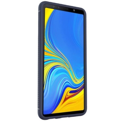 Samsung Galaxy A7 (2018) „Lenuo“ твердый силиконовый чехол из TPU синего цвета | Vacins.lv