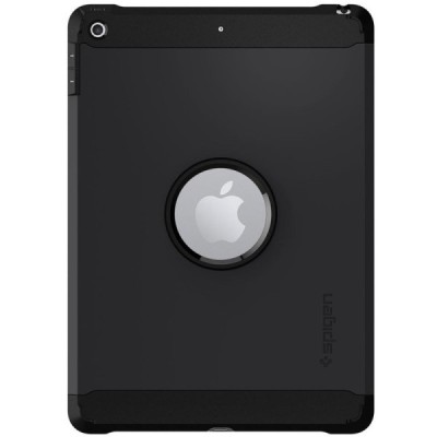 Apple iPad 9.7" 2017 (iPad 9.7" 2018) „Spigen“ Tough Armor pastiprinātas aizsardzības melns apvalks / Vacins.lv