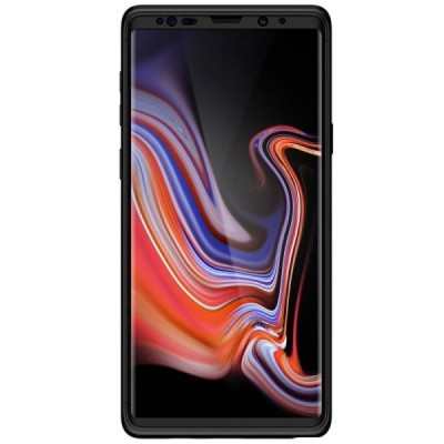 Spigen Thin Fit 360 пластиковый Samsung Galaxy Note 9 (N960F) чёрный чехол + защитное стекло экрана | Vacins.lv