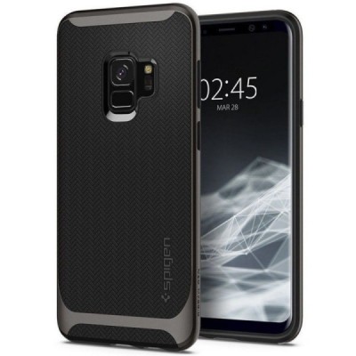 „Spigen“ Neo Hybrid Gunmetal усиленная защита чёрный чехол для Samsung Galaxy S9 (G960) | Vacins.lv