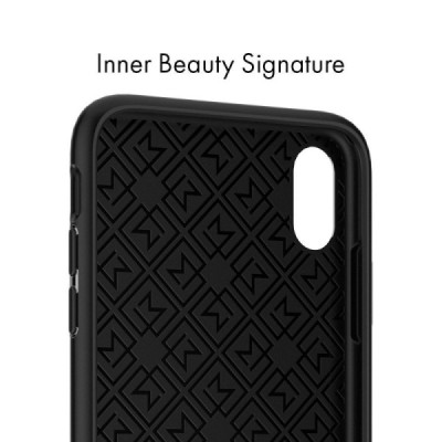 „Spigen“ La Manon Classy Apple iPhone X (iPhone Xs) чёрный твердый силиконовый чехол | Vacins.lv