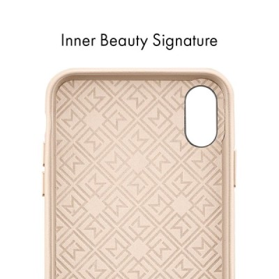 „Spigen“ La Manon Calin Apple iPhone X (iPhone Xs) песочный кожаный чехол | Vacins.lv