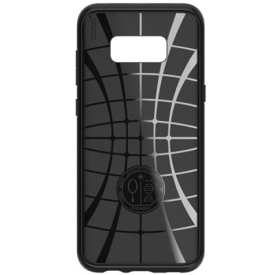 „Spigen“ Liquid Air Samsung Galaxy S8 (G950) чёрный твердый силиконовый чехол | Vacins.lv