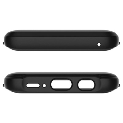 Samsung Galaxy S9+ (G965) „Spigen“ Slim Armor CS melns silikons apvalks / vacins.lv