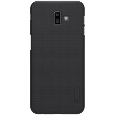 Samsung Galaxy J6+ 2018 (J10) Nillkin Frosted Shield черный пластиковый чехол | Vacins.lv