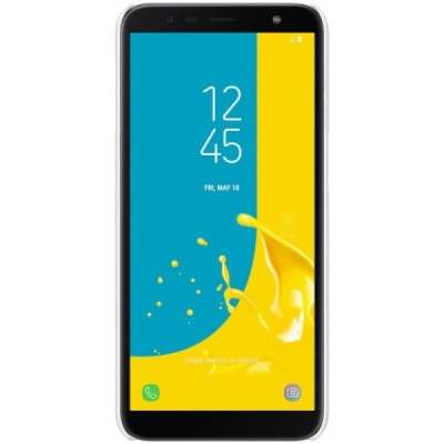 Samsung Galaxy J6+ 2018 (J10) Nillkin Frosted Shield белый пластиковый чехол | Vacins.lv
