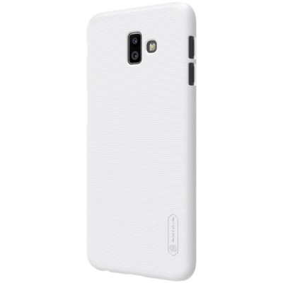 Samsung Galaxy J6+ 2018 (J10) Nillkin Frosted Shield белый пластиковый чехол | Vacins.lv