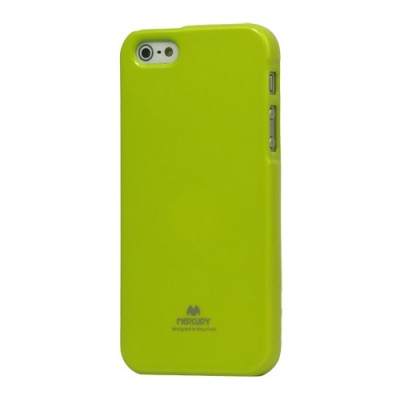 Apple iPhone 5, 5S Mercury Color zaļš cieta silikona (TPU) futrālis / Vacins.lv