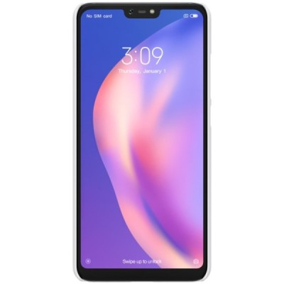 Xiaomi Mi 8 Lite Nillkin Frosted Shield balts plastmasas apvalks / vacins.lv