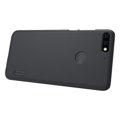 Huawei Honor 7C Nillkin Frosted Shield черный пластиковый чехол | Vacins.lv
