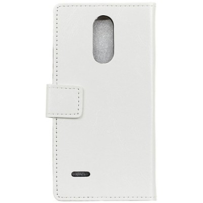 LG K11 2018 (X410EO) открываемый белый кожаный чехол - книжка | Vacins.lv