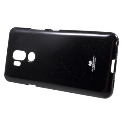LG G7 ThinQ Mercury melns cieta silikona (TPU) apvalks / vacins.lv