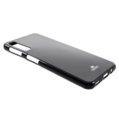 Samsung Galaxy A7 2018 (A750) Mercury твердый силиконовый чехол (TPU) - чёрный | Vacins.lv