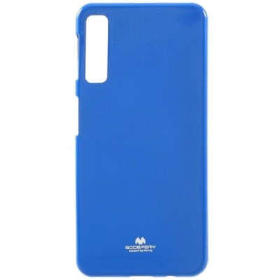 Samsung Galaxy A7 2018 (A750) Mercury tumši zils cieta silikona (TPU) apvalks / vacins.lv
