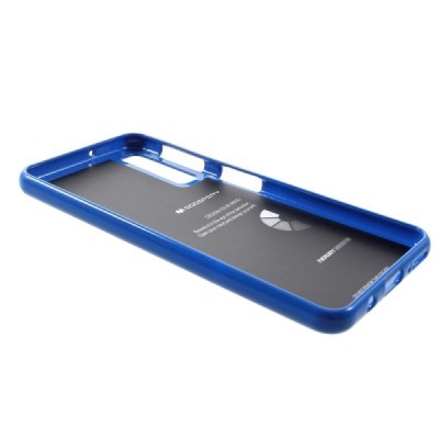 Samsung Galaxy A7 2018 (A750) Mercury tumši zils cieta silikona (TPU) apvalks / vacins.lv