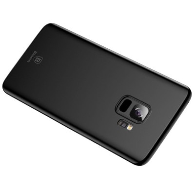 Samsung Galaxy S9 (G960) „Baseus“ Wing melns futrālis / Vacins.lv