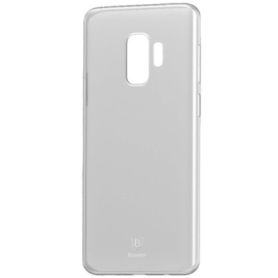 „Baseus“ Wing пластик прозрачный, матовый Samsung Galaxy S9 (G960) белый чехол | Vacins.lv