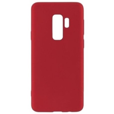Samsung Galaxy S9 (G960) „X-Level“ Guardian sarkans cieta silikona apvalks / vacins.lv
