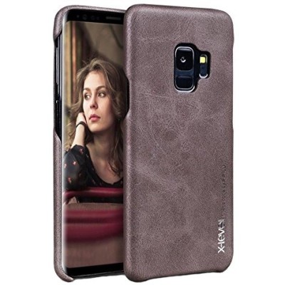 „X-Level“ Vintage серии Samsung Galaxy S9 (G960) коричневый кожаный чехол | Vacins.lv