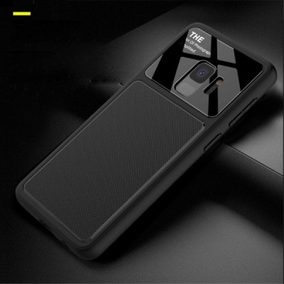 „Lenuo“ Lens Samsung Galaxy S9 (G960) чёрный твердый силиконовый чехол | Vacins.lv
