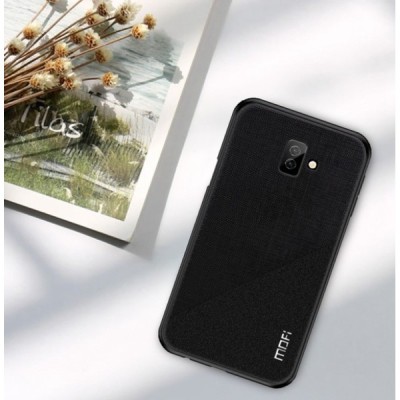 „Mofi“ Bright Shield melns ādas Samsung Galaxy J6+ 2018 (J610) futrālis / Vacins.lv