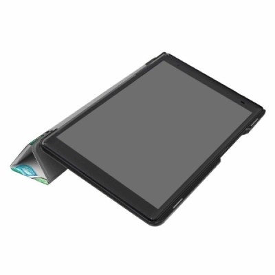 Lenovo Tab4 8 Plus (TB-8704F/N) „Wood“ открываемый разноцветный кожаный чехол - книжка | Vacins.lv