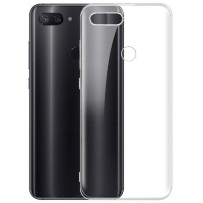 Xiaomi Mi 8 Lite твердый силиконовый (TPU) чехол прозрачный | Vacins.lv