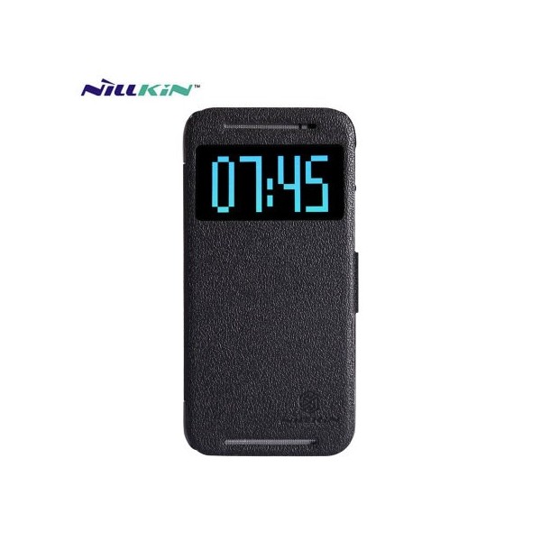 „Nillkin“ Fresh atvēramais futrālis - melns (One M8)