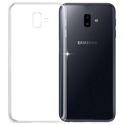Samsung Galaxy J6+ 2018 (J610) прозрачный твердый силиконовый чехол из TPU, самый тонкий в мире | Vacins.lv