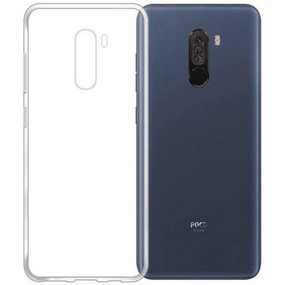 Xiaomi Pocophone F1 самый тонкий в мире чехол из прозрачного твердого силикона TPU | Vacins.lv