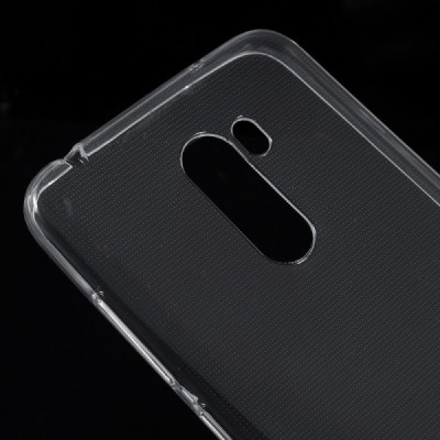 Xiaomi Pocophone F1 самый тонкий в мире чехол из прозрачного твердого силикона TPU | Vacins.lv