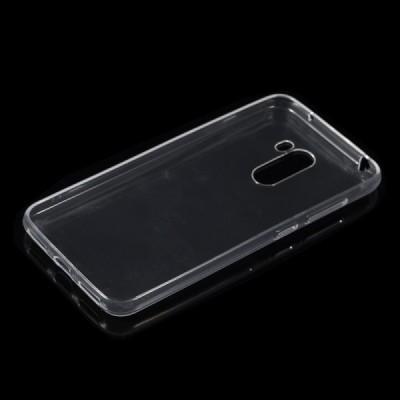 Xiaomi Pocophone F1 самый тонкий в мире чехол из прозрачного твердого силикона TPU | Vacins.lv