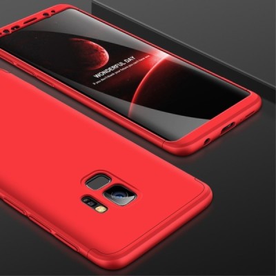 Samsung Galaxy S9 (G960F) Thin Fit 360“ sarkans futrālis / Vacins.lv