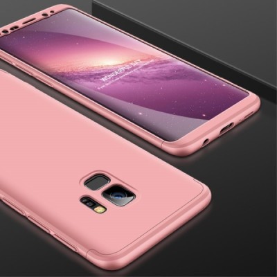 „Thin Fit 360“ пластиковый Samsung Galaxy S9 (G960F) розовый чехол | Vacins.lv