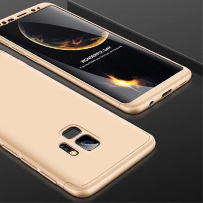 Samsung Galaxy S9 (G960F) Thin Fit 360“ zelta futrālis / Vacins.lv