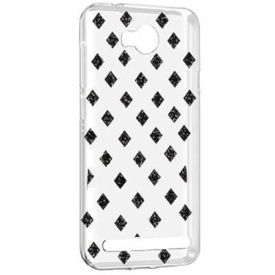 „Rhombus“ Huawei Y3 II (Huawei Y3 2) твердый силиконовый чехол с рисунком - прозрачный | Vacins.lv