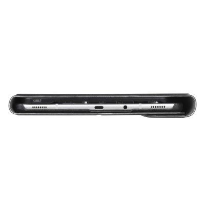 Samsung Galaxy Tab A 10.5 2018 (T590, T595)  ādas atvēramais melns futrālis ar bluetooth tastatūra / Vacins.lv
