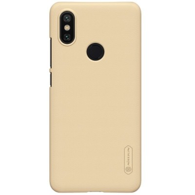 Xiaomi Mi 6X (Xiaomi Mi A2) Nillkin Frosted Shield золотой пластиковый чехол | Vacins.lv