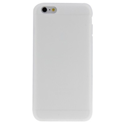 Apple iPhone 6 Plus (6s Plus) твердый матовый силиконовый чехол ТПУ - белый | Vacins.lv