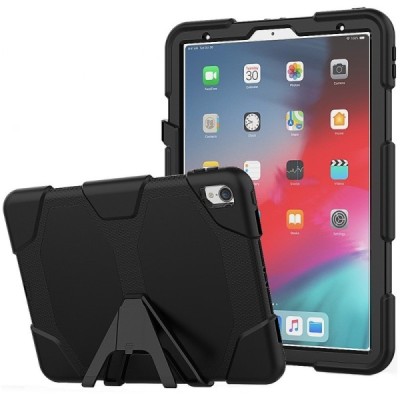 Apple iPad Pro 11" (2018, 1-ās paaudzes) pastiprinātas aizsardzības melns apvalks | Vacins.lv
