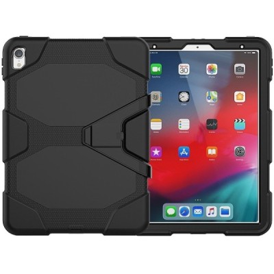 Apple iPad Pro 11" (2018, 1-ās paaudzes) pastiprinātas aizsardzības melns apvalks | Vacins.lv
