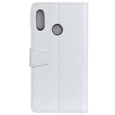 Huawei Honor 8X открываемый белый кожаный чехол - книжка | Vacins.lv