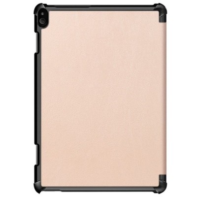 Lenovo Tab P10 (TB-X705F) atvēramais zelta maciņš / Vacins.lv