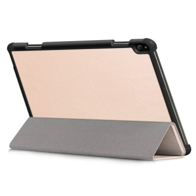 Lenovo Tab P10 (TB-X705F) atvēramais zelta maciņš / Vacins.lv