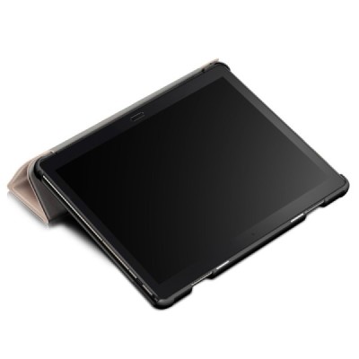 Lenovo Tab P10 (TB-X705F) atvēramais zelta maciņš / Vacins.lv